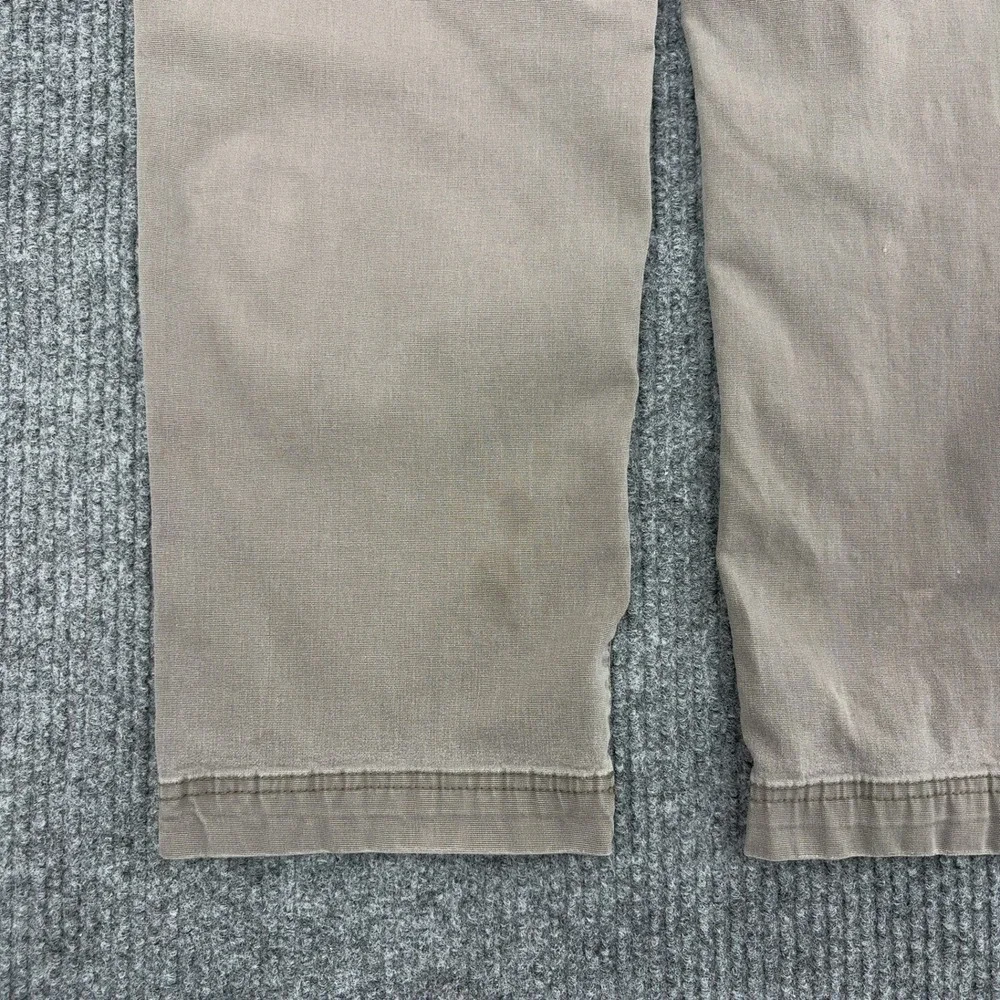 L.L. Bean Cargo Pants Mens 34x29 Brown Cotton BeanFlex Classic Fit Utility Style